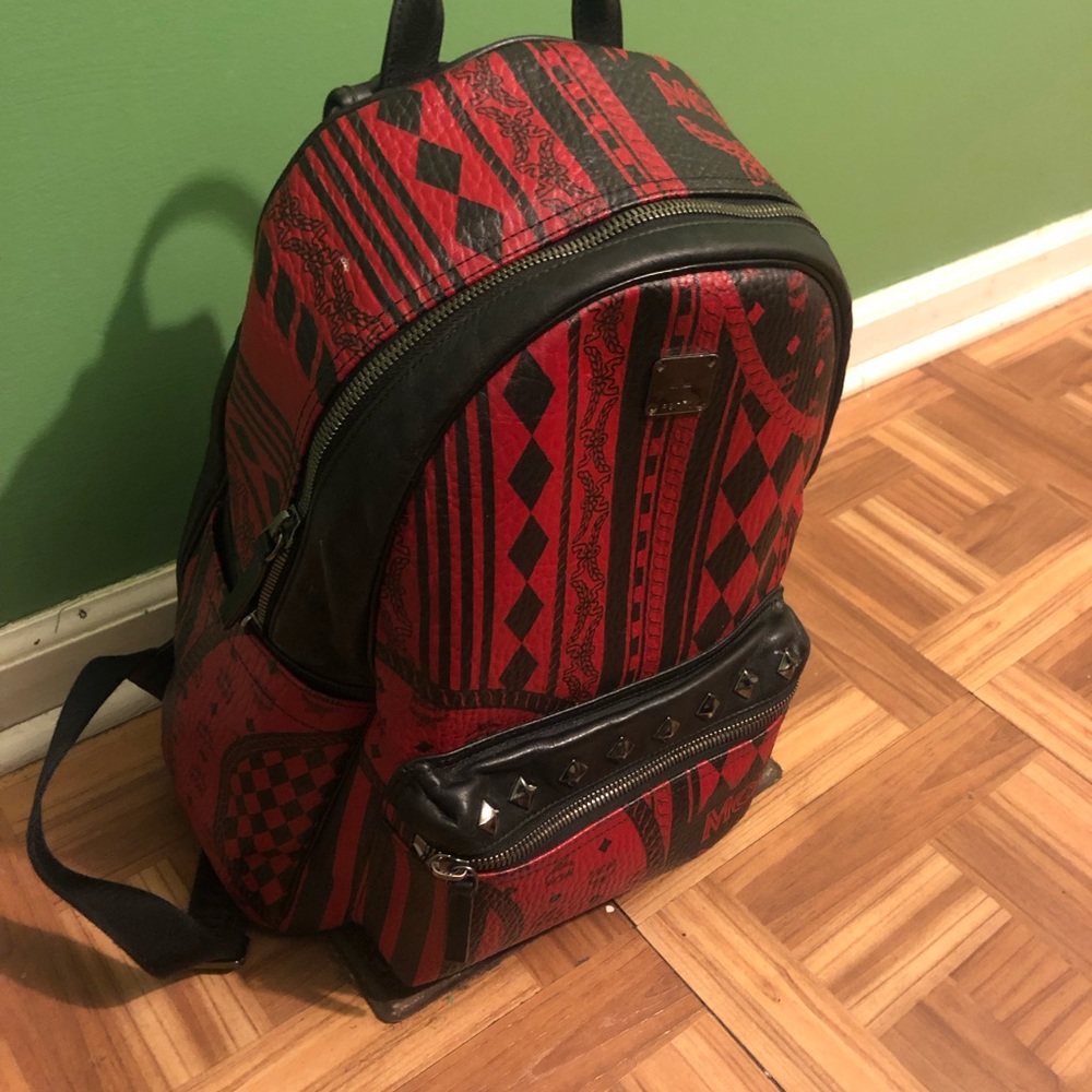 Mcm red bag